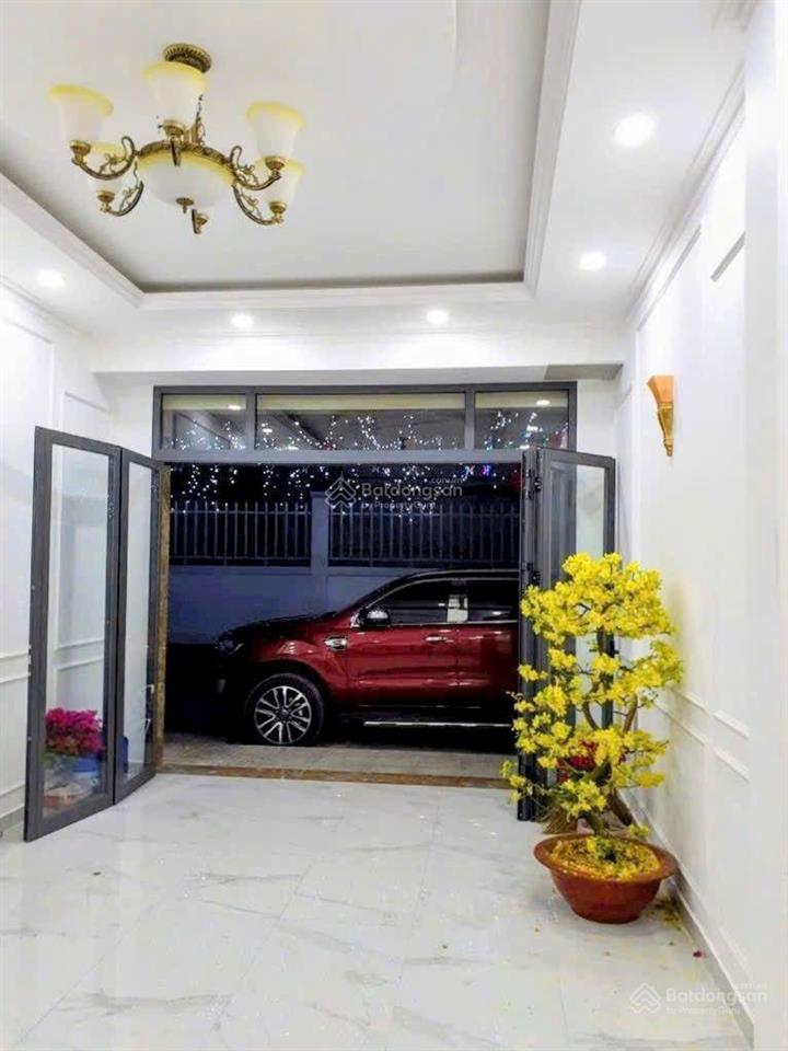 Bán nhà đẹp 4 tầng  hẻm xe hơi thông 1 trục  gần mặt tiền  dt 4m x 15m hơn 7 tỷ  lê đức thọ