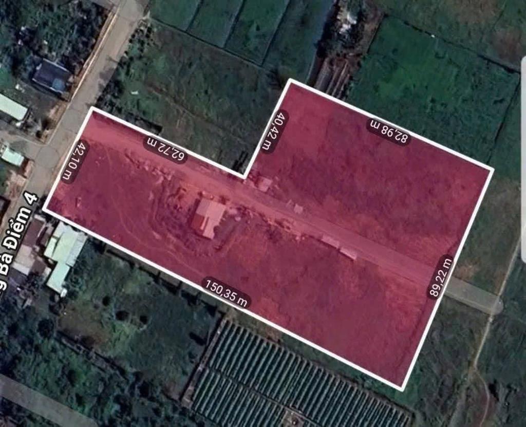 HÀNG HIẾM BÀ ĐIỂM – 10.138M² MẶT TIỀN, NGANG 42M NỞ HẬU 91M, ĐẤT KHỦNG