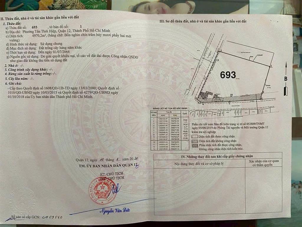 SIÊU PHẨM GÓC 2 MẶT TIỀN TRUNG TÂM Q12 – QUỸ ĐẤT GẦN 5.000M² CỰC HIẾM