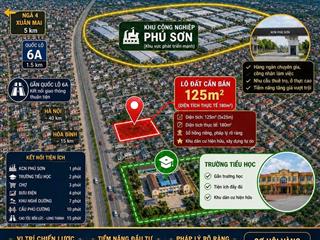 Mua đất tặng đất tại đường đôi kcn phú sơn lương sơn . giá tốt cơ hội đầu tư hiếm có!