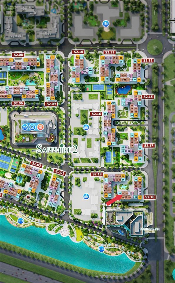 Bán cắt lỗ 900tr căn 2n1vs tòa s2.18 vinhomes ocean park. cạnh tòa vp technopark, vinuni