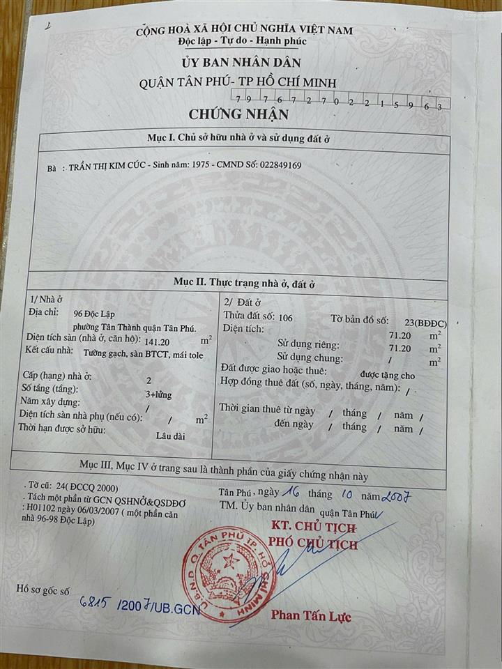 Mtkd độc lập 4 tầng 14 tỷ. chính chủ bán