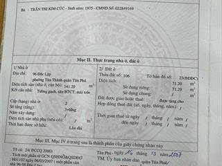 Mtkd độc lập 4 tầng 14 tỷ. chính chủ bán