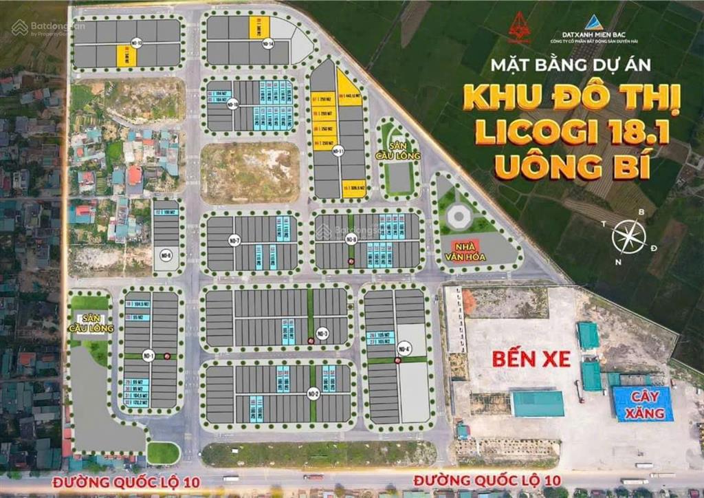Bán lô đẹp tại khu quy hoạch dân cư mới tại uông bí gần bến xe đường quốc lộ 10