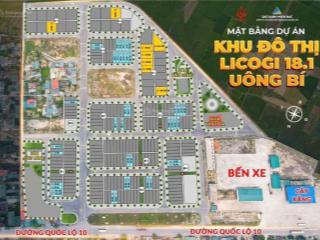 Bán lô đẹp tại khu quy hoạch dân cư mới tại uông bí gần bến xe đường quốc lộ 10