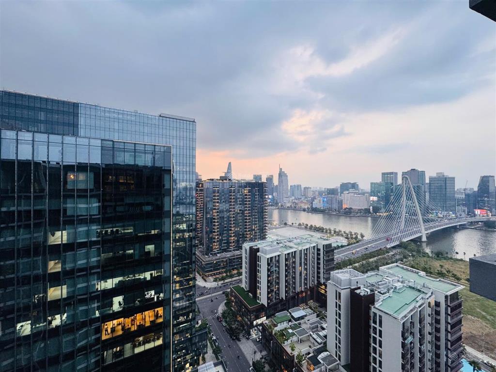 The crest  metropole bán căn loft 3pn  full nội thất  view sông, quận 1 & cầu bason