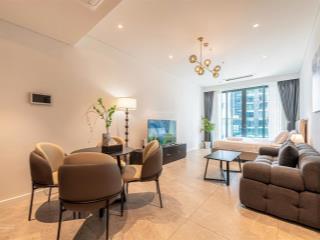 The crest  metropole bán căn 1pn +1  full nội thất  view nội khu thoáng