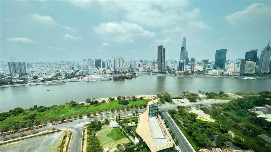 Empire city  thủ thiêm cho thuê căn góc 2pn  full nội thất  view sông, quận 1 thoáng