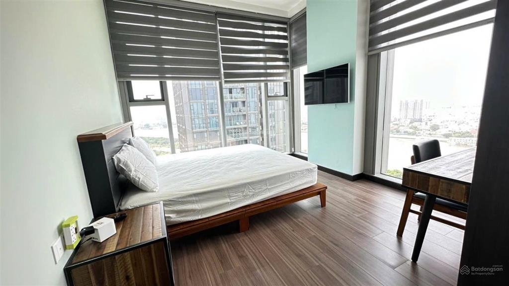 Empire city  thủ thiêm cho thuê căn góc 2pn  full nội thất  view sông, quận 1 thoáng