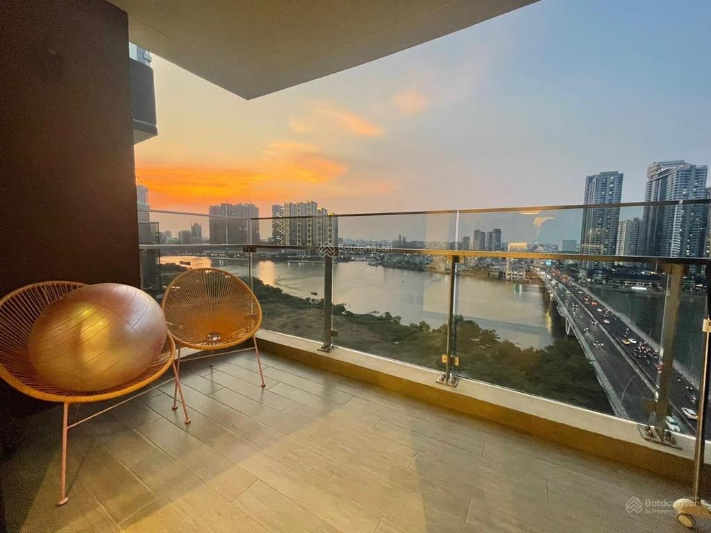 The river  thủ thiêm cho thuê căn 4pn  full nội thất  view sông, landmark 81 thoáng