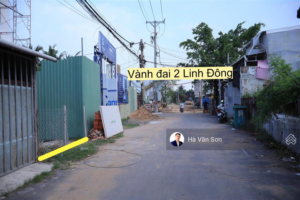 Hơn 100m2 đất kế vành đai 2, linh đông, giá chỉ 7tỷ650