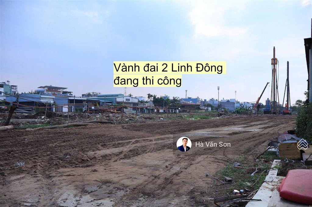 Hơn 100m2 đất kế vành đai 2, linh đông, giá chỉ 7tỷ650