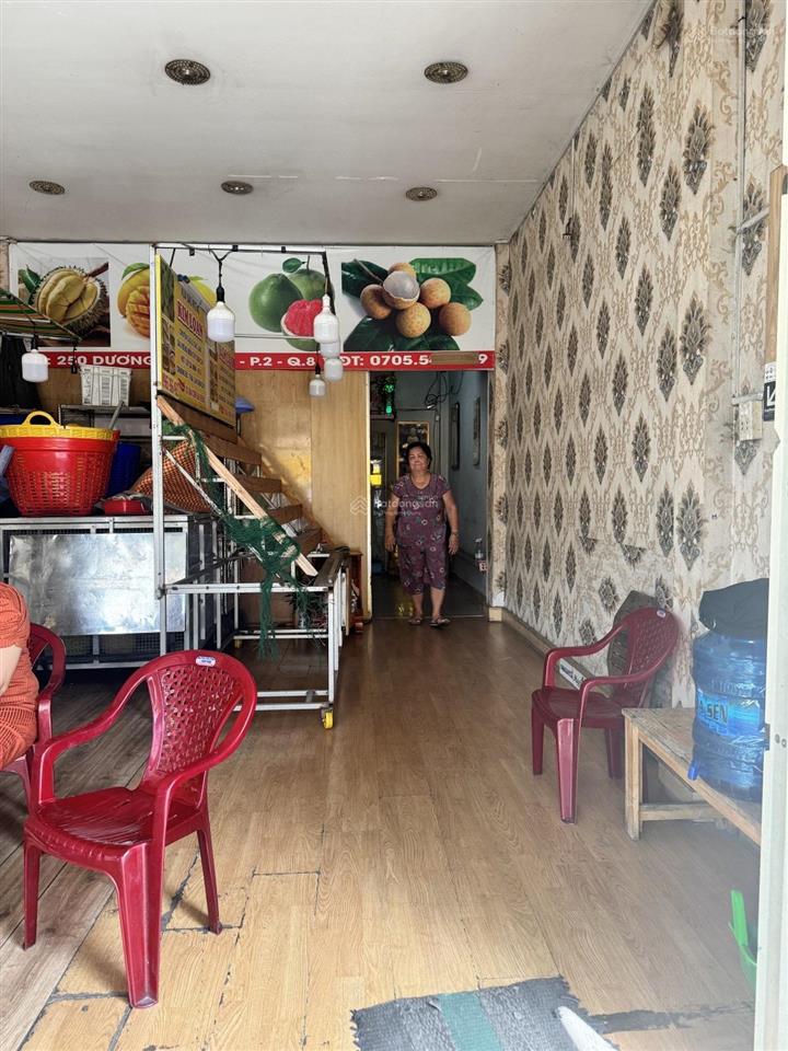 Bán nhà mặt tiền đường dương bá trạc quận 8, 78m2, 2 tầng, chủ thiện chí bán.