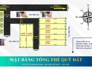 Mở bán 7 lô đất tại an phú mỹ đức  tp hà nội diện tích 150m2 giá chỉ hơn 1 tỷ.  0975 722 ***