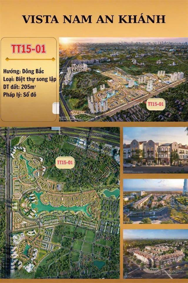 Lô góc 3 mặt đường, vị trí kim cương mặt sau là đường liên khu 8 khu đô thị sudico nam an khánh