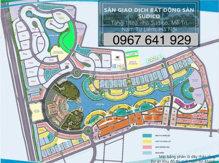 Bán căn góc 3 mặt đường the vista nam an khánh, vị trí cực hiếm. nhà vườn nam an khánh ô góc tt15