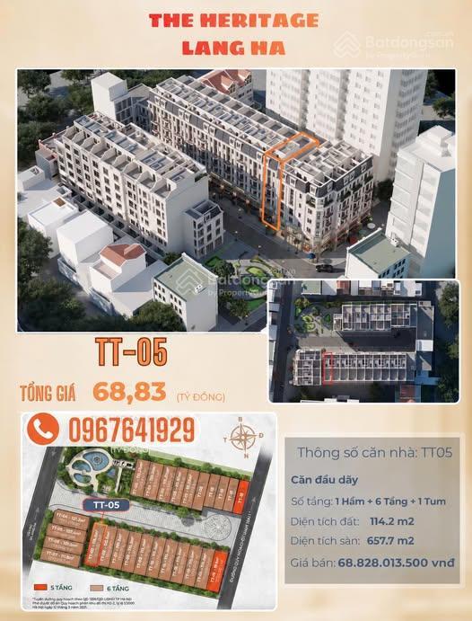 Liền kề heritage 29 láng hạxây dựng 6 tầng + 1 hầm + 1 tum. chuẩn sống đẳng cấp giữa lòng hà nội.