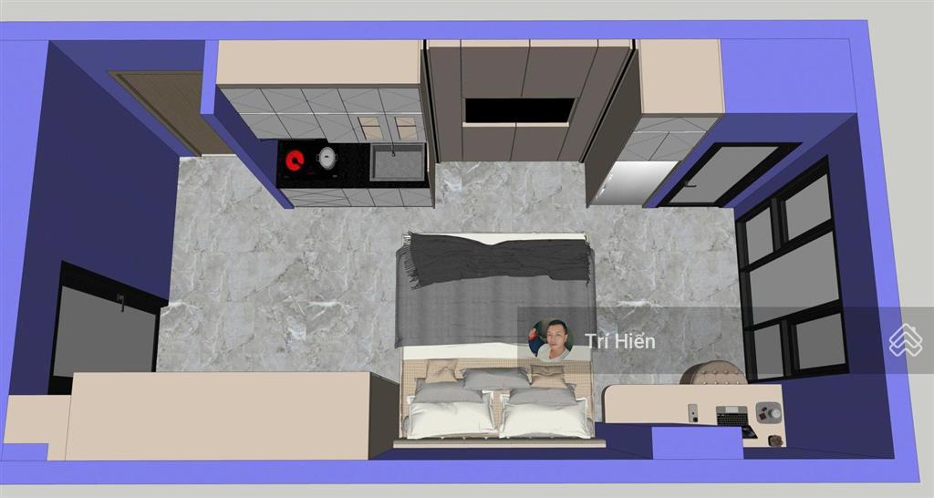 Cho thuê nhà phố nguyên hồng 100m2 x 7 tầng, mt 8m, nhà mới xây, full đồ, chia 17p khép kín.