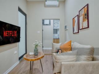Căn hộ phố hai bà trưng 22m2, full nội thất, 1pn, smart tv, bếp, khóa riêng. giá 8tr/tháng