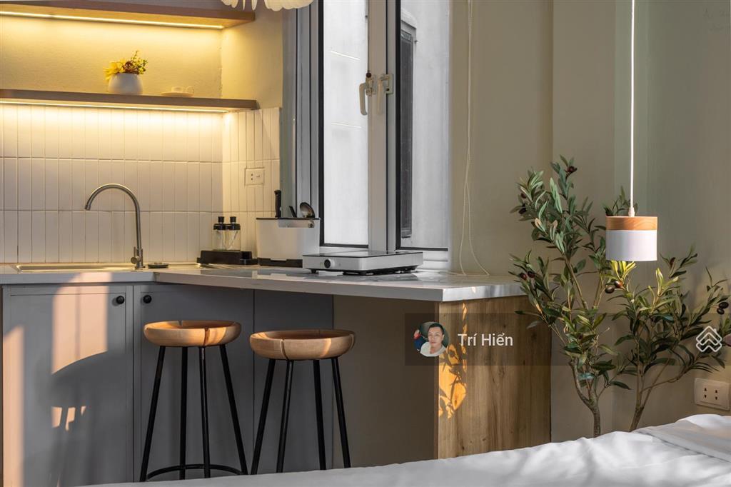 Căn hộ phố từ hoa 28m2, full nội thất, căn studio, bếp, khóa riêng, cực thoáng. giá 9,5tr/tháng