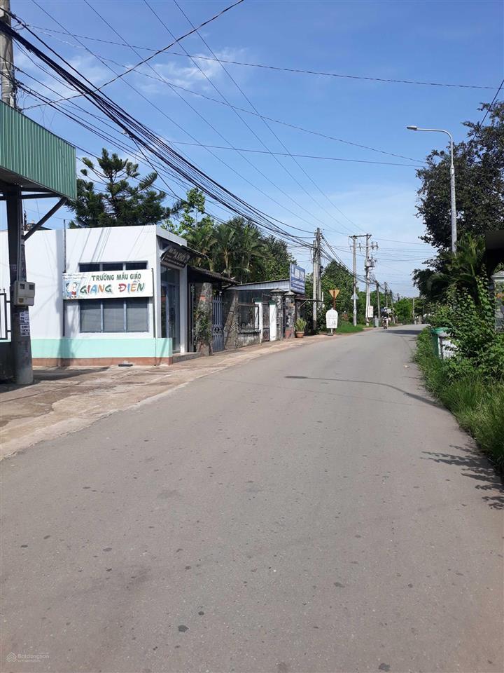 Đất chính chủ mặt tiền thổ cư, sổ hồng riêng, vị trí đất thuận tiện tại giang điền, trảng bom