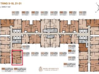 Bán căn 2pn rẻ nhất thị trường 3.1xx tỷ đồng tại dự án rose residence hhcm, kênh dương, hải phòng