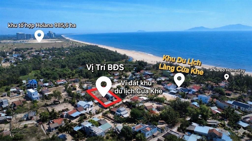 Bán đất ở 496m2, giá 4,2 tỷ tại đường số 6 làng nghề du lịch cửa khe, xã thăng an, đà nẵng