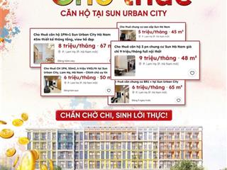 Cho thuê căn 3pn góc tại dự án sun hà nam