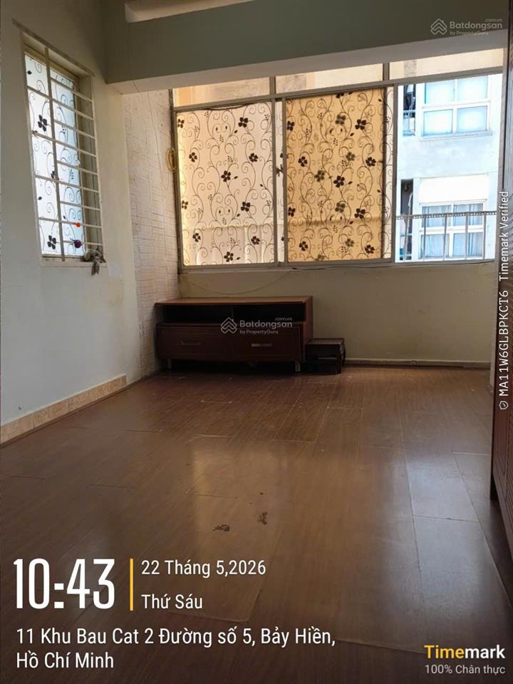 Bán căn hộ bàu cát 2, căn góc 41.2m2, 2pn, 1.9 tỷ, sổ hồng
