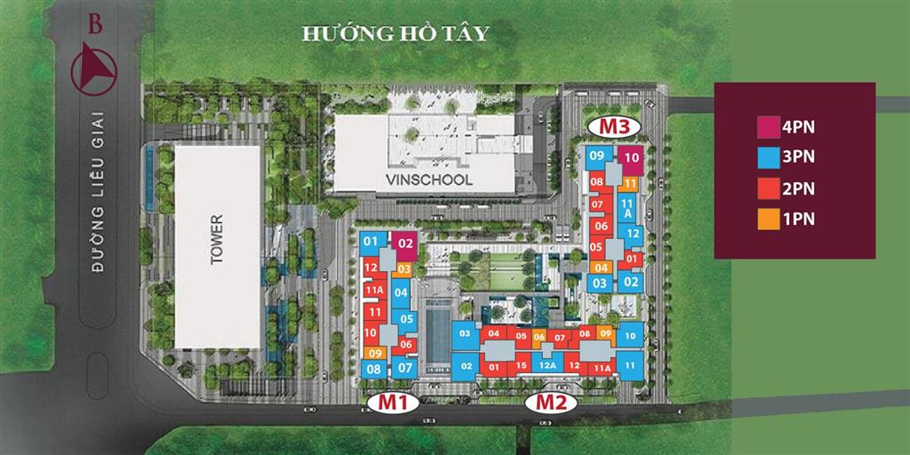 Cho thuê cc vinhomes metropolis  liễu giai, 22 triệu, 76m2, 2pn, 2wc