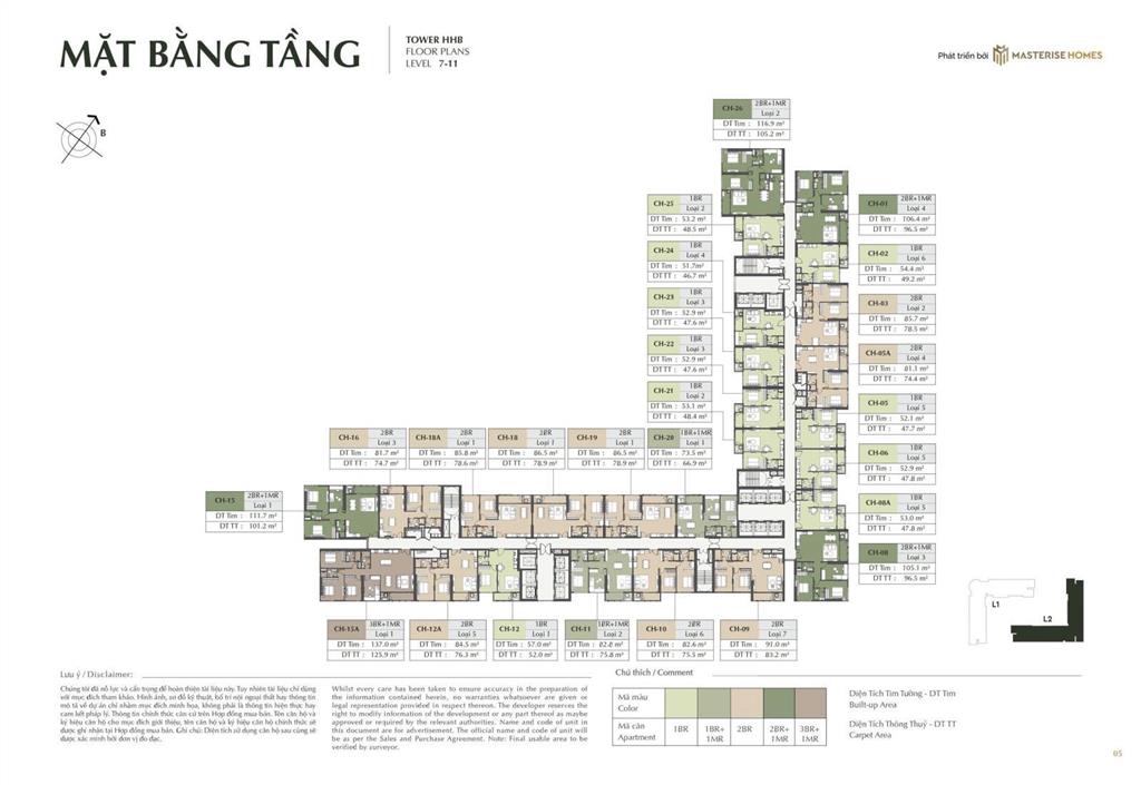 Bán căn hộ tầng 1x mas cao xà lá  4pn  126m2  20,86 tỷ