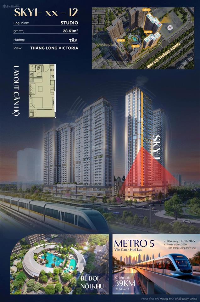 Imperia sky park  căn đẹp giá tốt  studio  2,3 tỷ