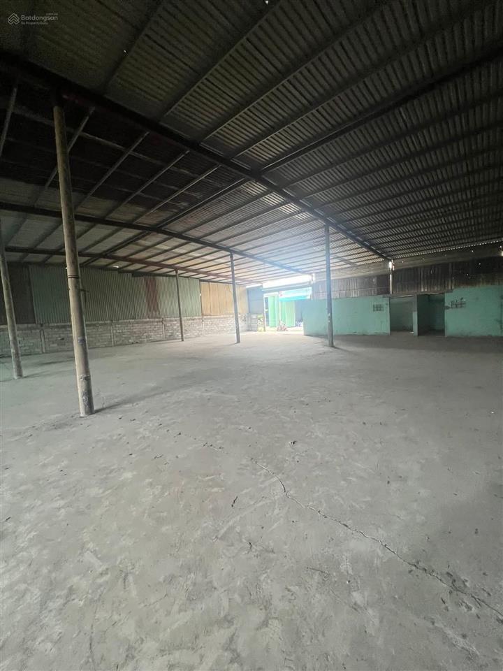Cho thuê kho xưởng liên khu 4  5 bình hưng hoà b bình tân dt 530 m2 giá 25 tr điện hạ trạm 560kva