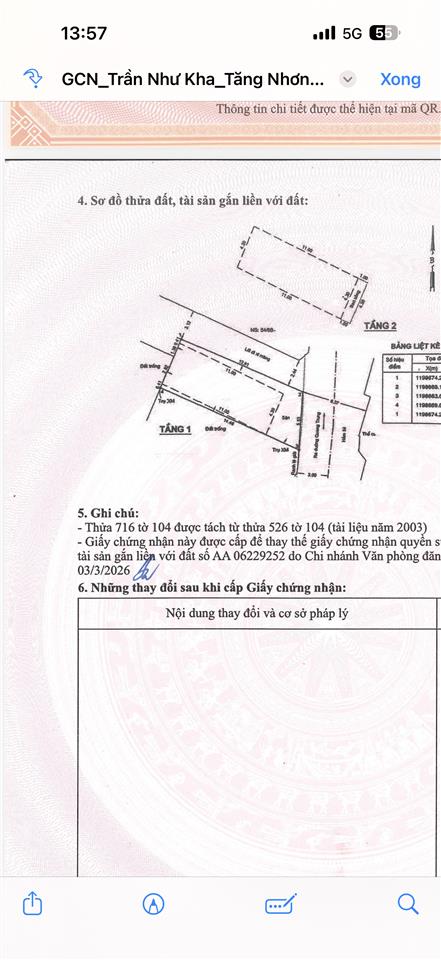 Bán nhà hẻm 54 đường quang trung, đối diện trường hoa lư, ngang 5x15 hẻm 2 oto né nhau, giá 7tỷ(tl)