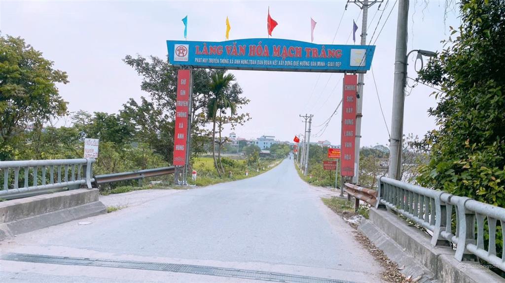 Bán 80m mạch tràng, cổ loa. hàng xóm vin, trục chính kinh doanh, giá 100tr/m