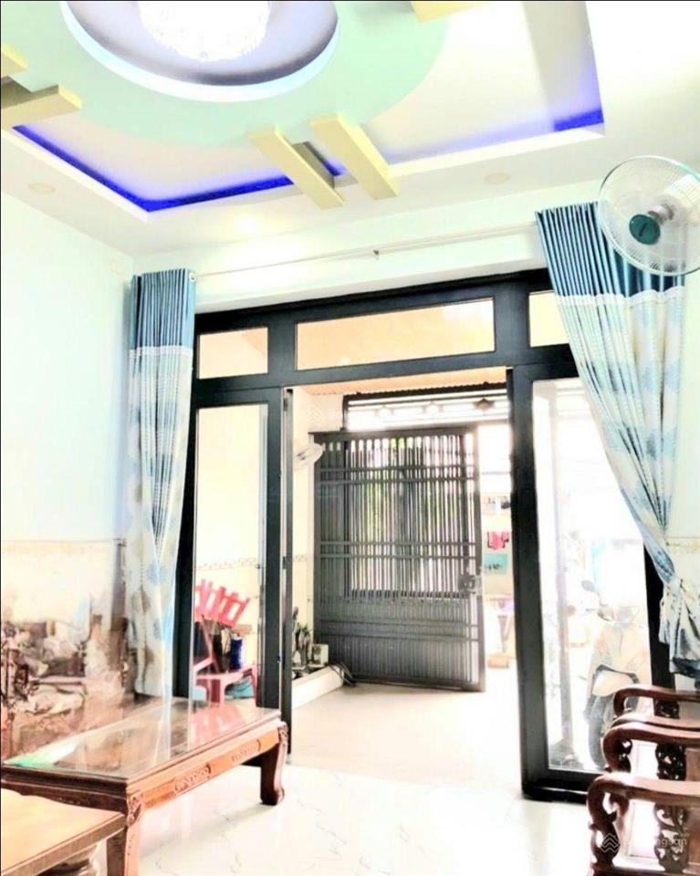 Lê thúc hoạch nối dài  hẻm nhựa 8m thông  nhà mới đẹp 3 tầng 4pn