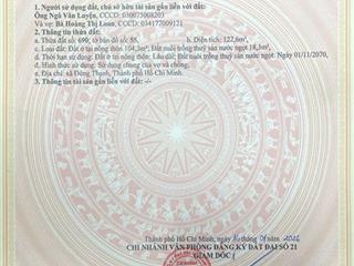 BÁN ĐẤT MẶT TIỀN ĐƯỜNG NHỰA 12M TẶNG MÓNG 4 TẤM CÓ SẴN 5x20m