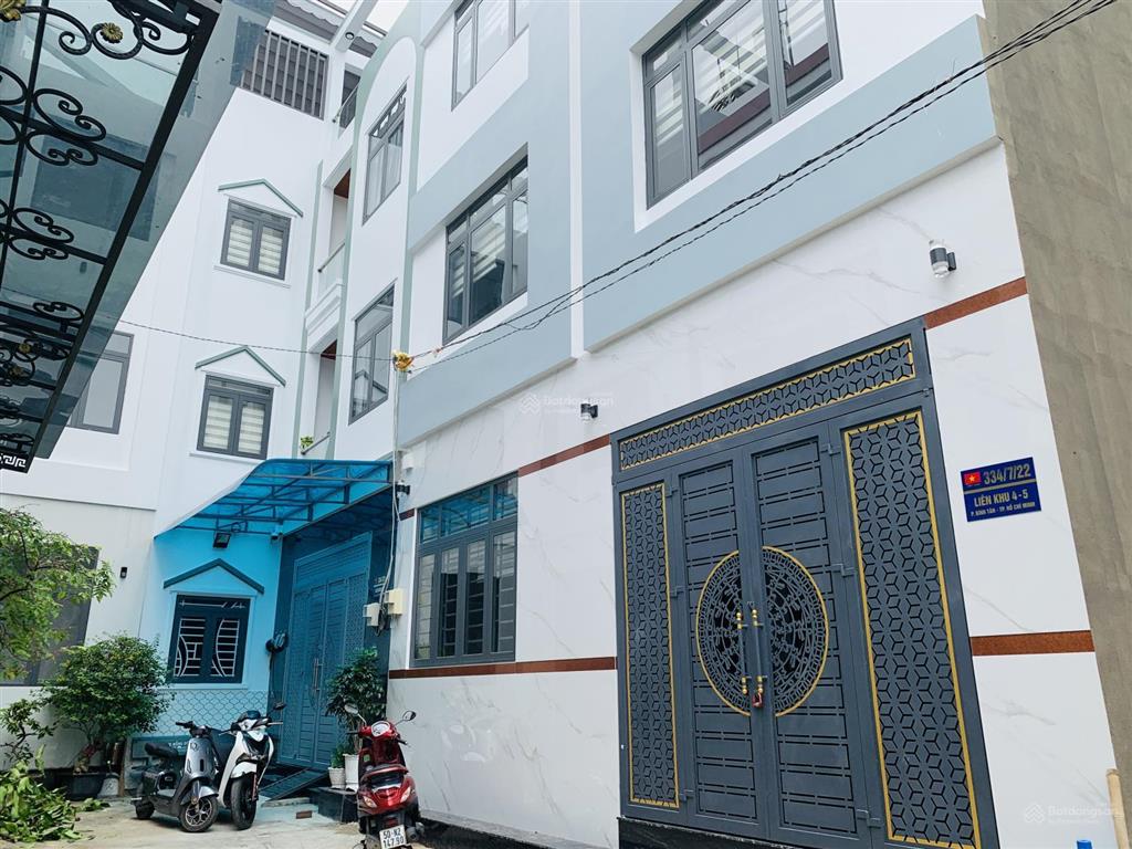 Bán nhà liên khu 45 bình hưng hòa b bình tân, ngang khủng 7.9m, 1 trệt 2 lầu + tum, sổ riêng sẵn