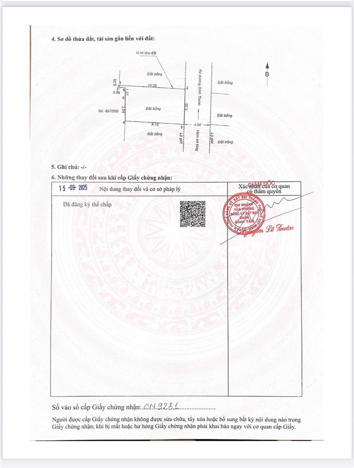 Chính chủ bán lô đất thổ cư 469 bình thành bình tân, ngang 5m sổ hồng riêng, đường nhựa 5m