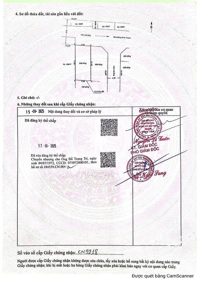 Chính chủ bán lô đất thổ cư 469 bình thành bình tân, ngang 5m sổ hồng riêng, đường nhựa 5m
