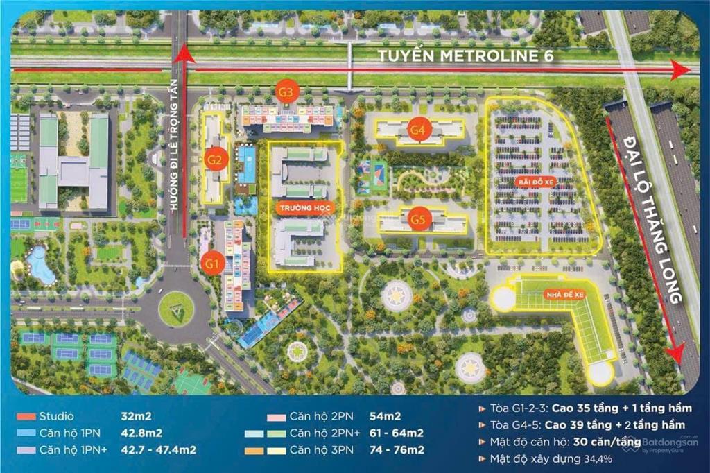 Tổng hợp các căn hộ giá tốt tại the sola park nhận nhà 11/2026 giá chỉ từ 58tr/m2 tại smart city