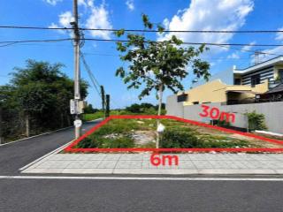 Chủ bung lô góc 6m x 30m sổ hồng riêng đầu tư kinh doanh buôn bán ngay hương lộ 9 tân triều