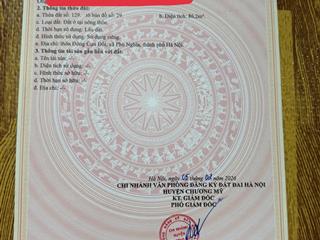 Em cần bán gấp giá rút vốn lô đất gần ql 6 mặt tiền rộng ô tô tránh