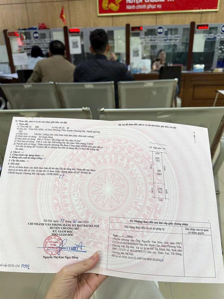 Đất chương mỹ mặt trục chính kinh doanh được  giá đang cực tốt