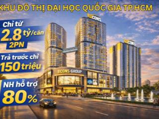 Độc quyền thanh toán 139 triệu sở hữu ngay căn góc view đẹp nhất bcons center city có 7 tầng tttm