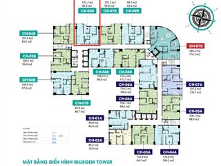 Chính chủ bán gấp căn 3pn trục 05b chung cư bluegem cầu tứ hiệp, view sông, kđt pháp vân  6,3 tỷ