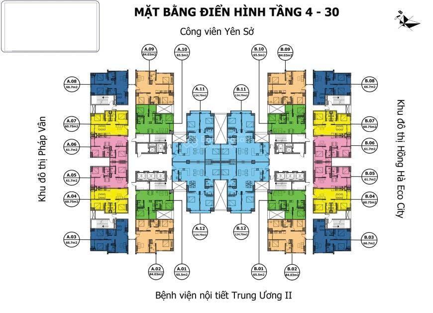 Cần bán nhanh căn 3pn chung cư tứ hiệp plaza, tầng trung hướng mát, sổ đỏ sẵn đồ  6,75 tỷ