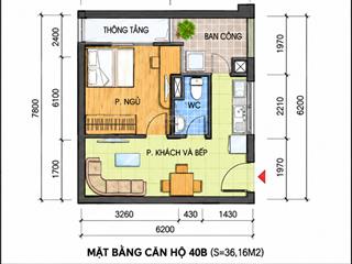 Bán chung cư đại thanh 36m², 1 phòng ngủ, 1 vệ sinh, giá 1,42 tỷ