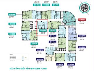 Trục 06b dự án bluegem 3pn 100m2, hướng mát, view bể bơi, nội khu rất thoáng 6,3 tỷ full vat