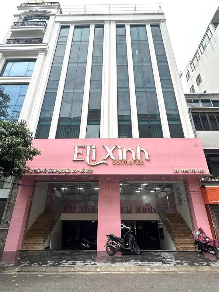 Cho thuê nhà mặt phố trần thái tông mặt tiền 7m diện tích 100 x 9 tầng pccc đầy đủ điều hoà âm trân
